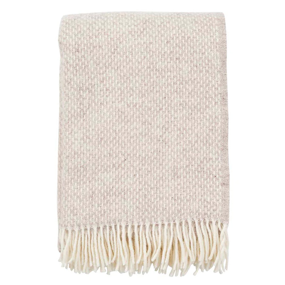 Soft Beige Dotted Throw