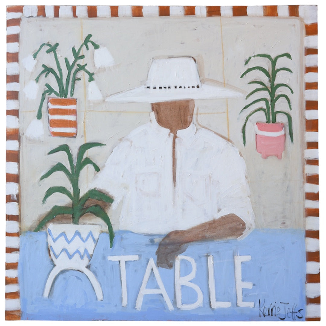Blue Table - Kerrie Jeffs