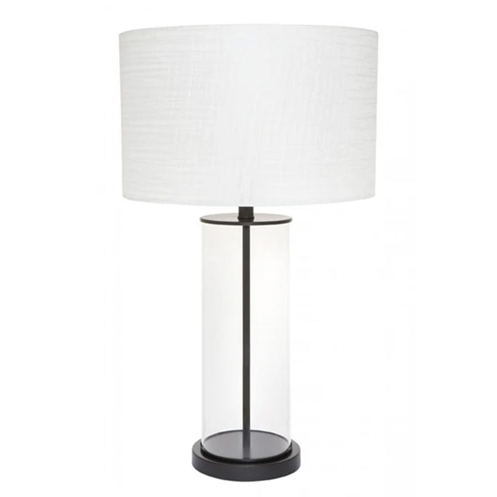 Bronze Glass Cylinder Lamp Highgate House