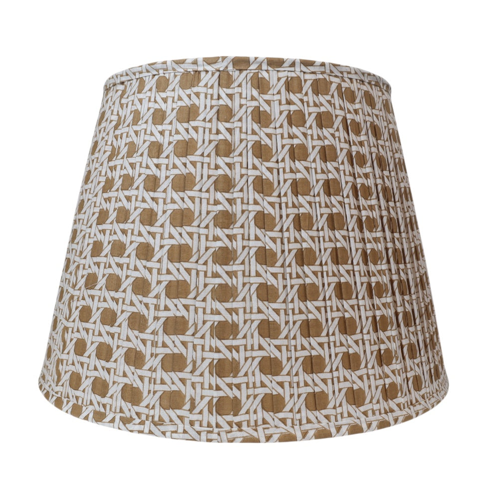 Caramel Lattice Gathered Shade XL