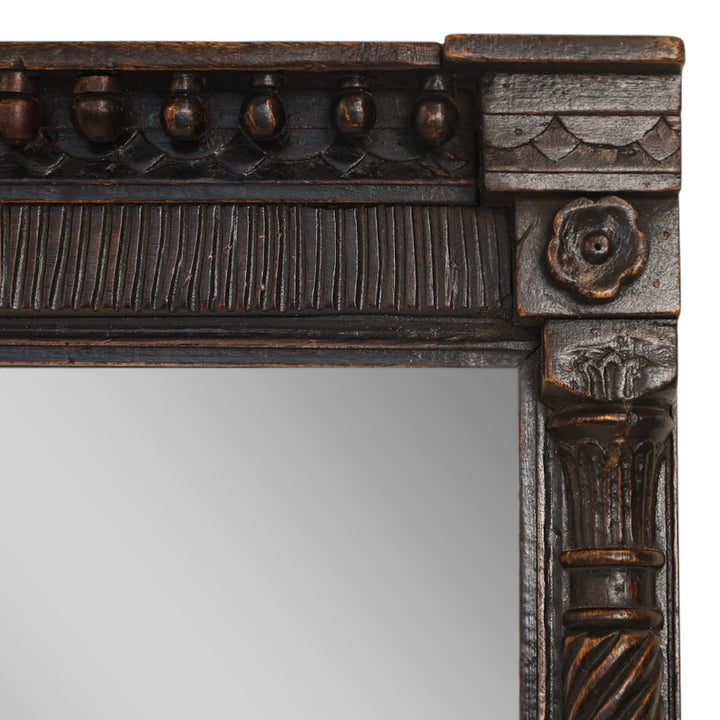 Carved Wooden Frame Mirror