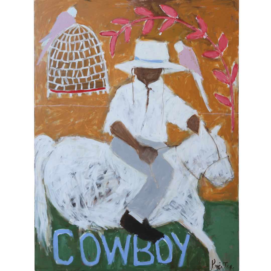 Cowboy With Cage - Kerrie Jeffs