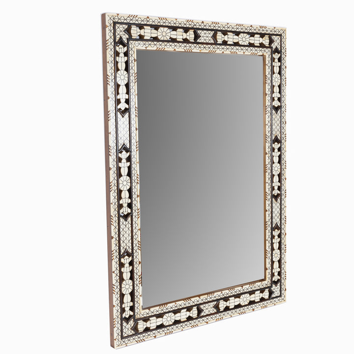 Camden Timber And Bone Mirror