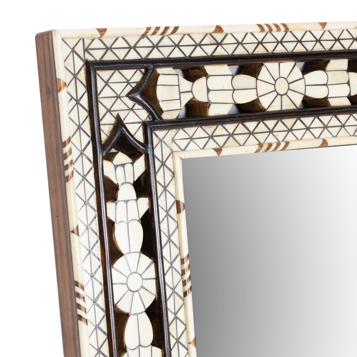 Camden Timber And Bone Mirror