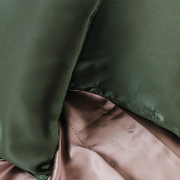 Silk Pillowcase Forest Green