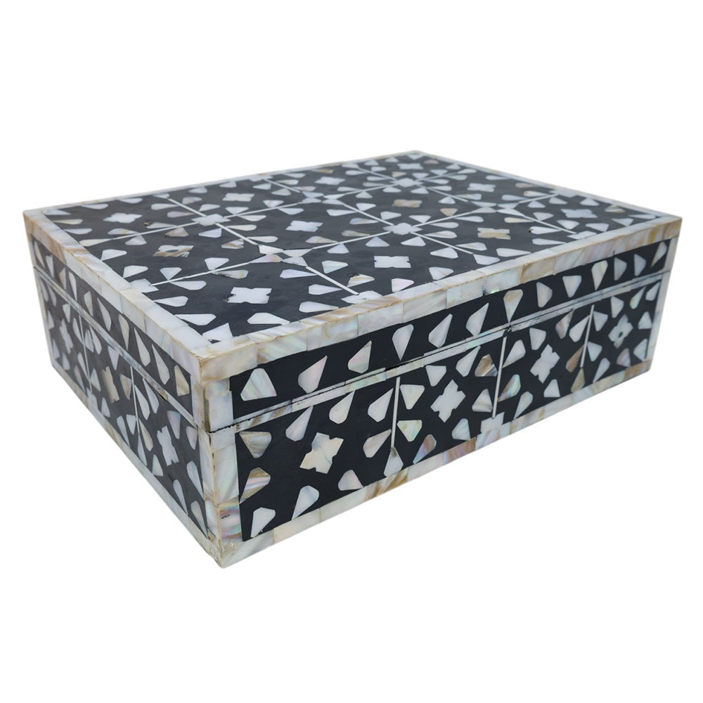 Navy and MOP Box Drop Pattern LGE