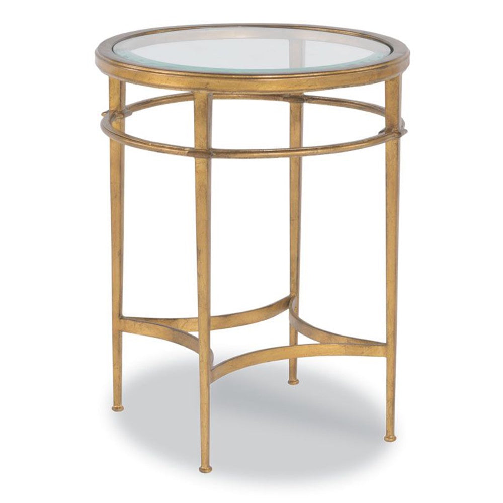 Sterling Round Gold Side Table