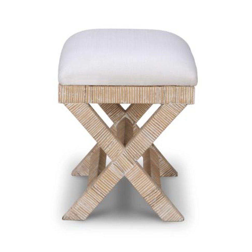 Whitehaven Rattan Ottoman