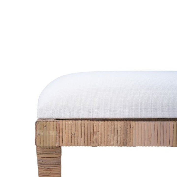 Whitehaven Rattan Ottoman