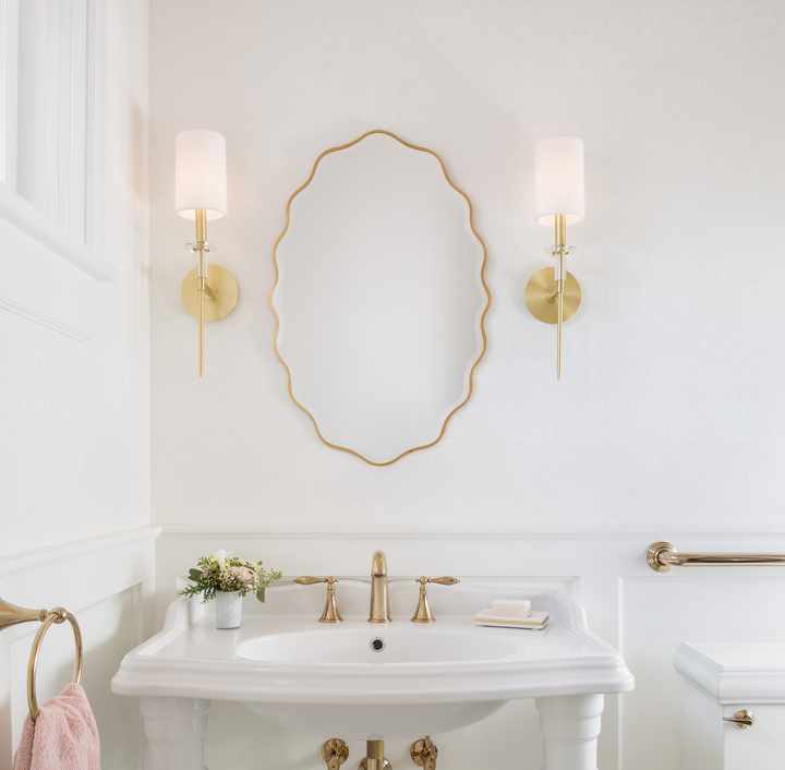 Amherst wall sconce-Aged Brass