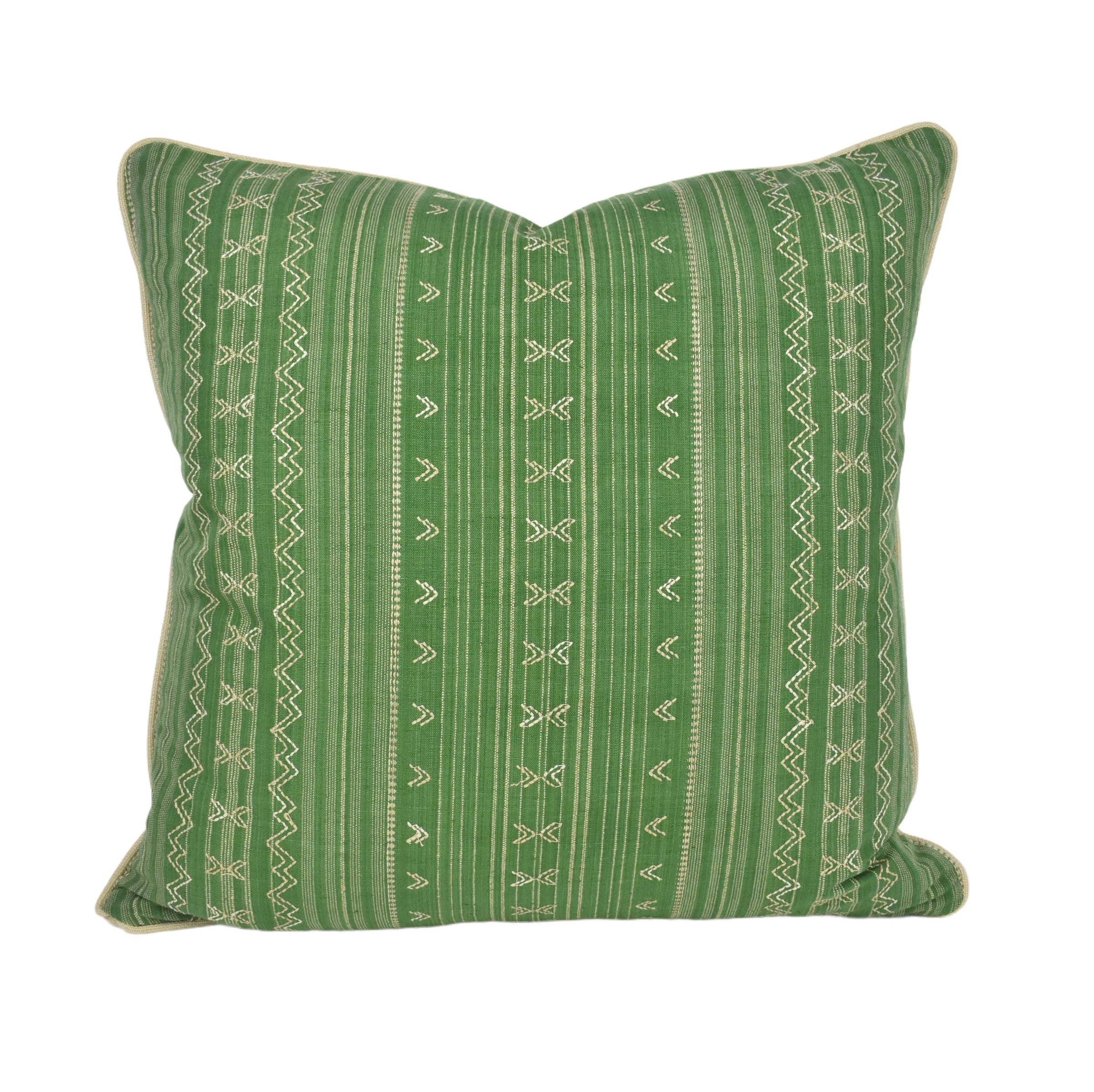Green Embroidered Cushion Highgate House Online