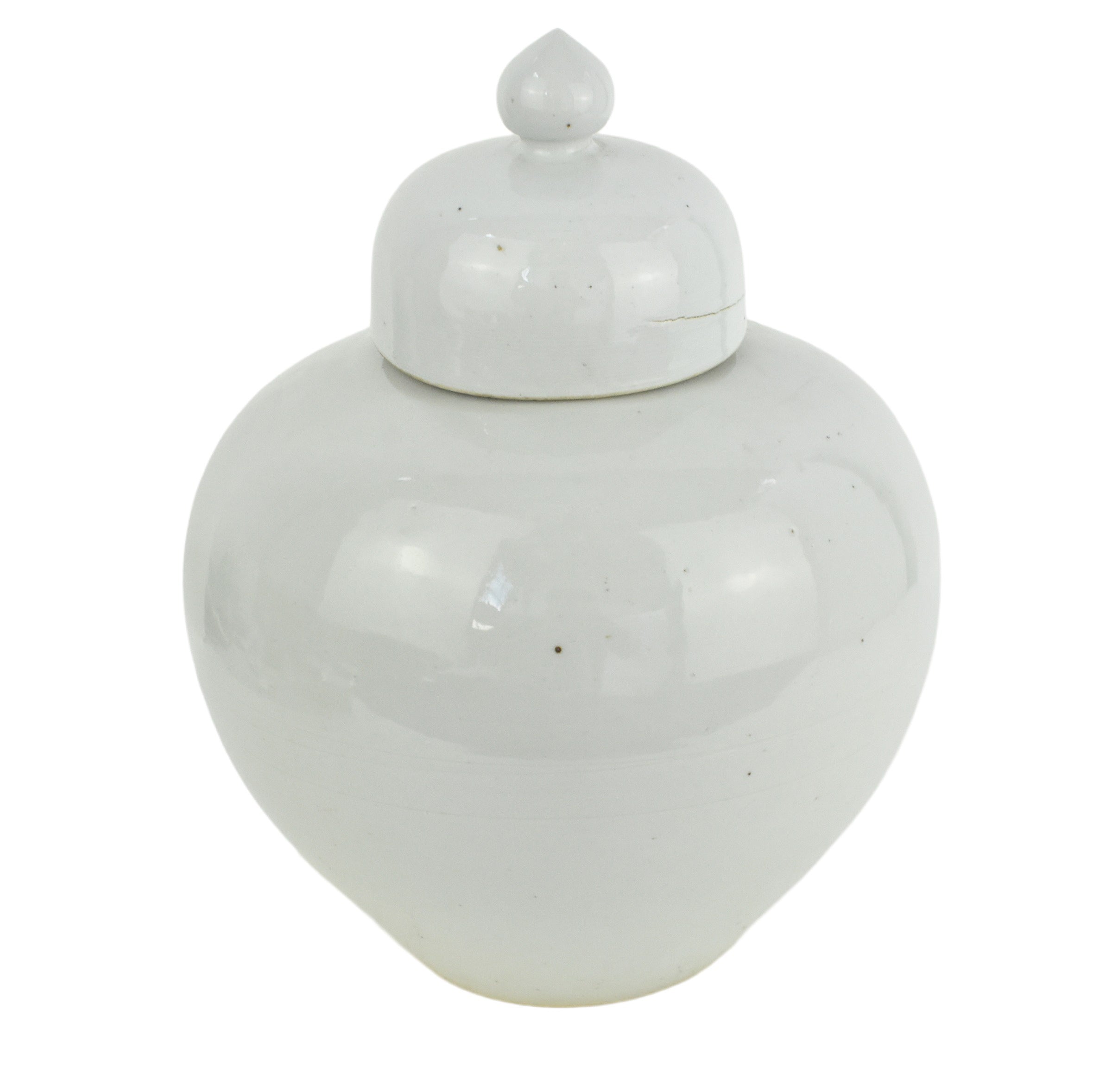 White Porcelain Temple Jar Highgate House