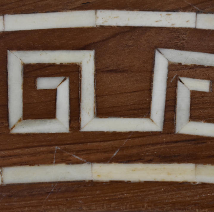 Greek Key Circular Mirror