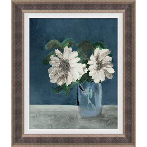 Indigo Floral Vase 1