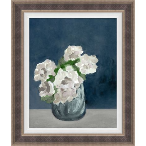 Indigo Floral Vase 4