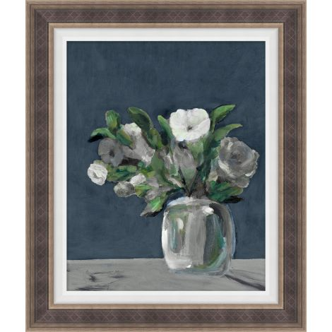 Indigo Floral Vase 3