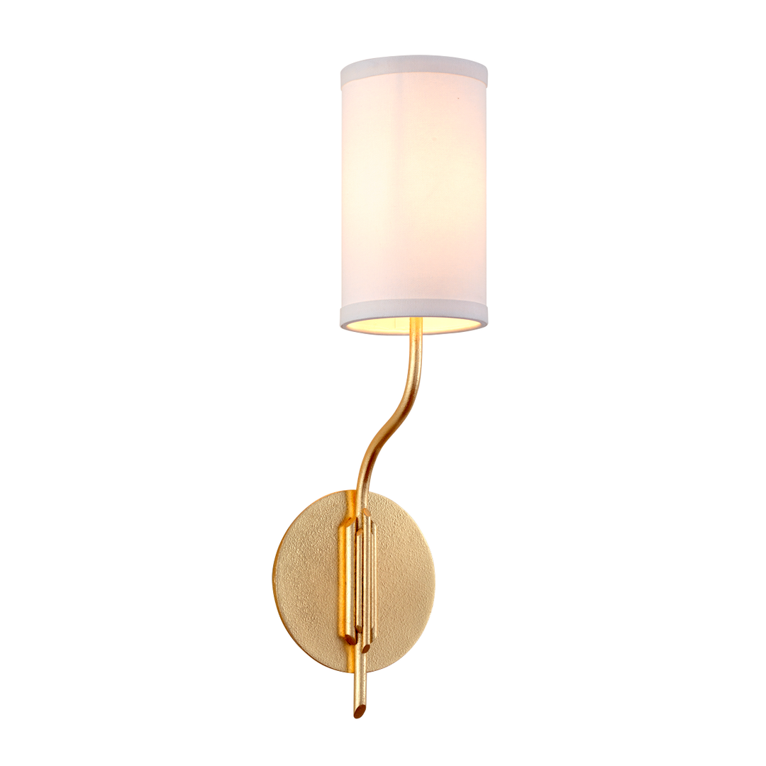 Juniper wall sconce-Textured Gold Leaf