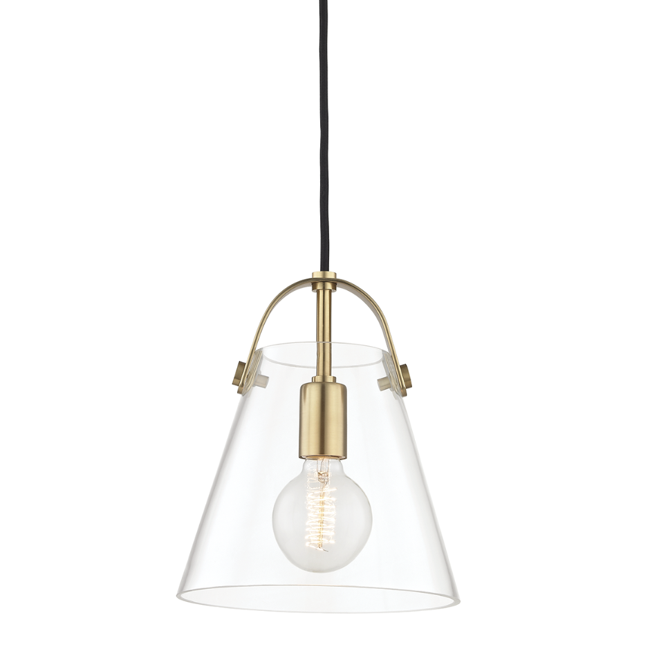 Karin small pendant-Aged Brass