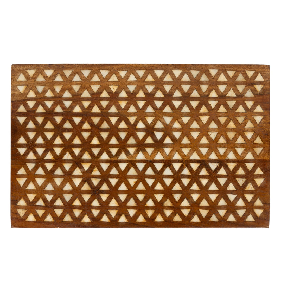 Tri Bone Inlay Box Lrg