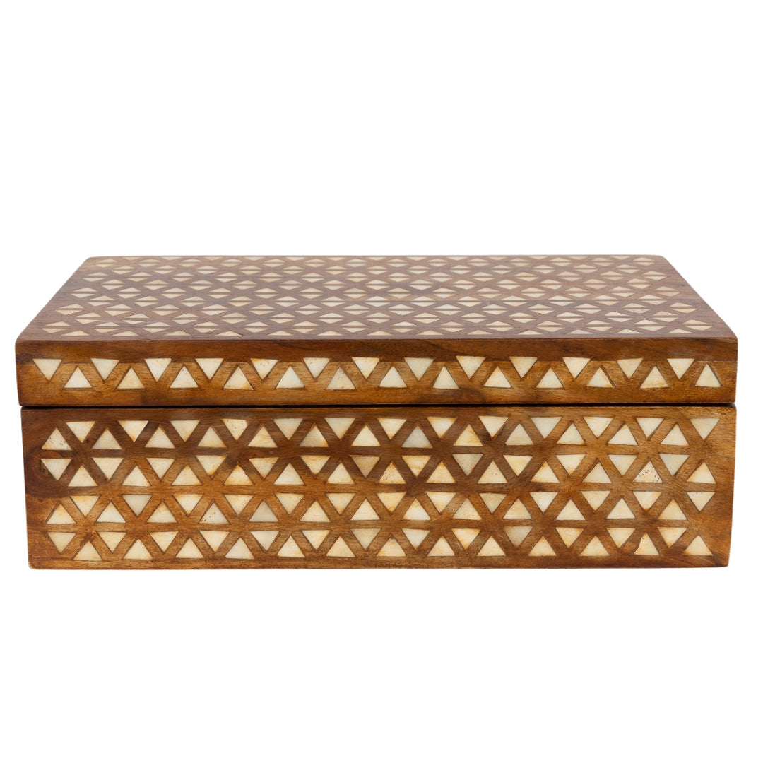 Tri Bone Inlay Box Lrg