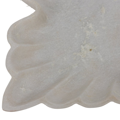 Scalloped Edge Marble Plate