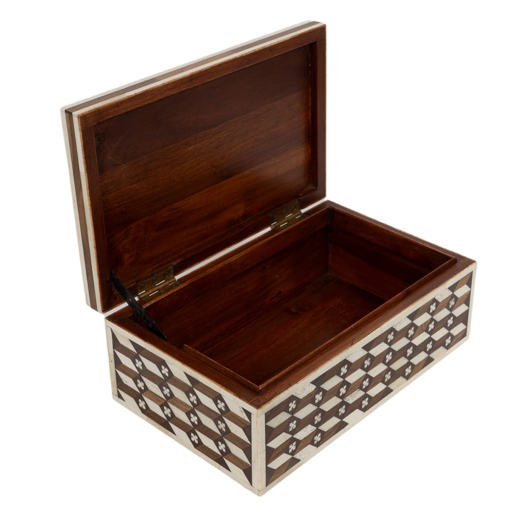 Edward Teak & Bone Box