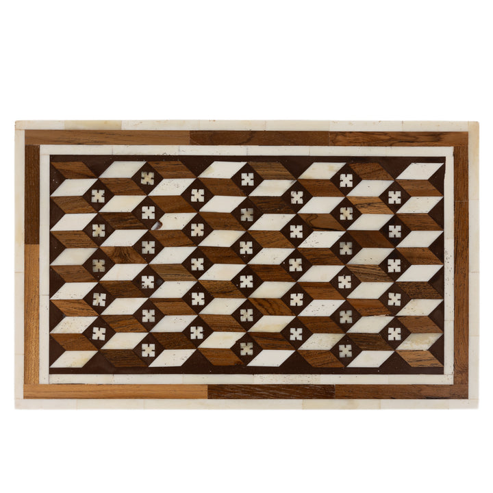 Edward Teak & Bone Box