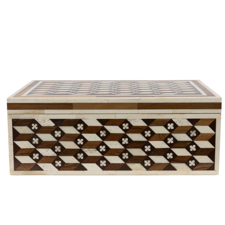 Edward Teak & Bone Box