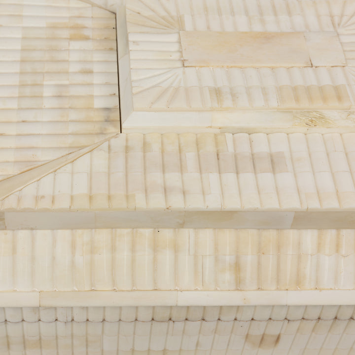 Jonathan Wood And Bone Inlay Box