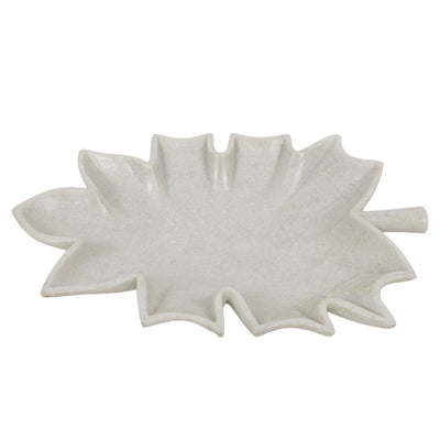 Marble Leaf Platter