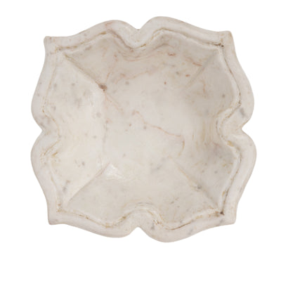 Marble Floral Bowl - Small