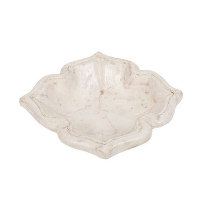 Marble Floral Bowl - Medium