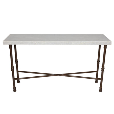 Iron And Marble Console Table