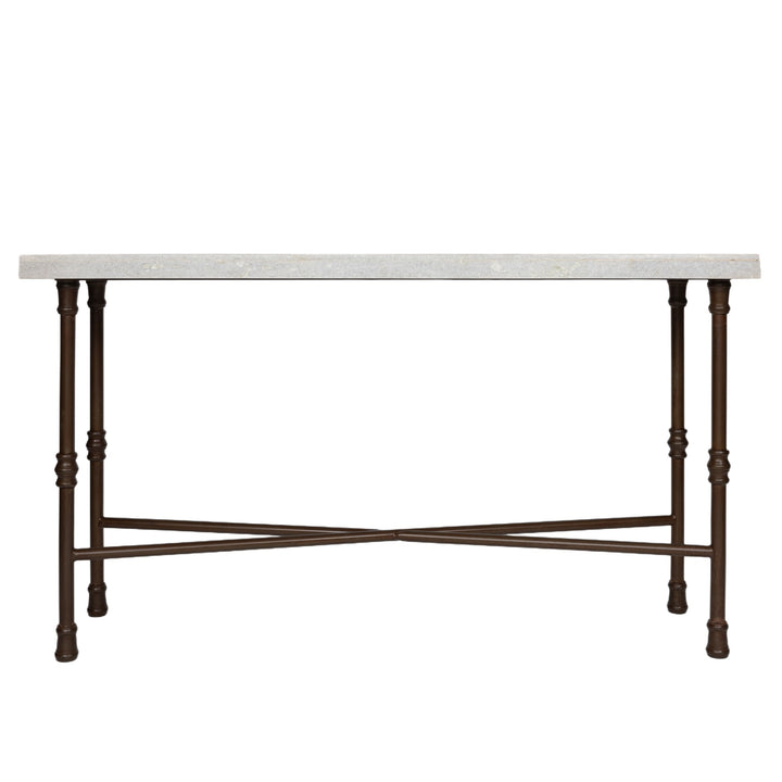 Iron And Marble Console Table
