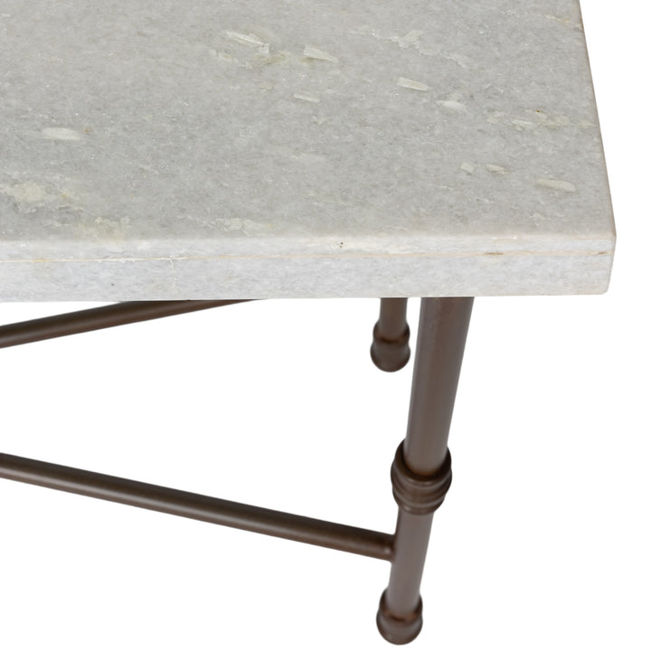 Iron And Marble Console Table