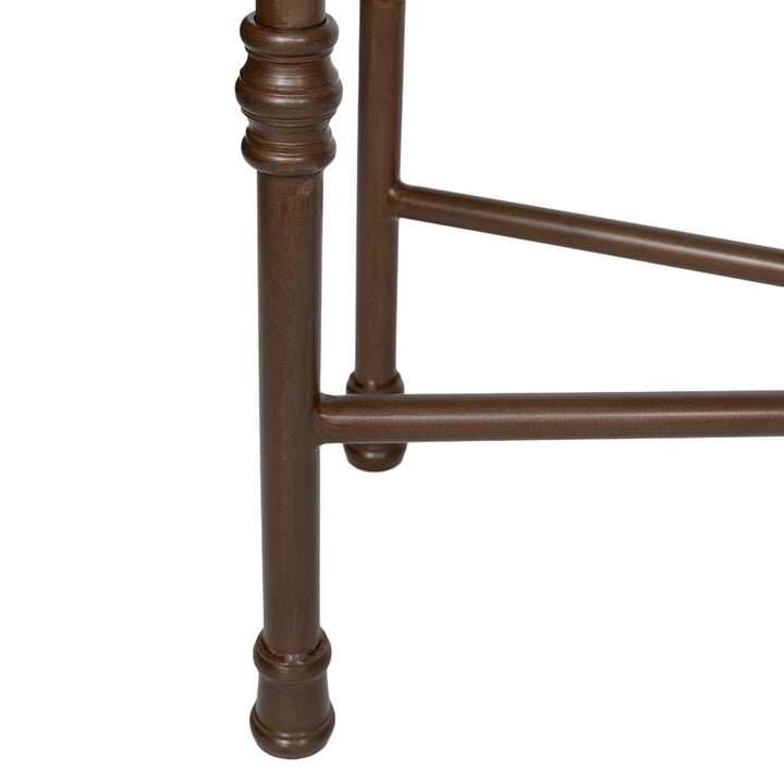 Iron And Marble Console Table