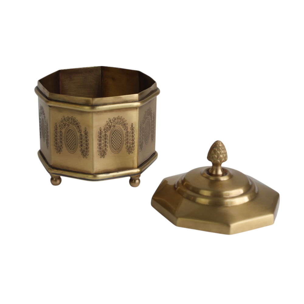 Enid Brass Trinket Box