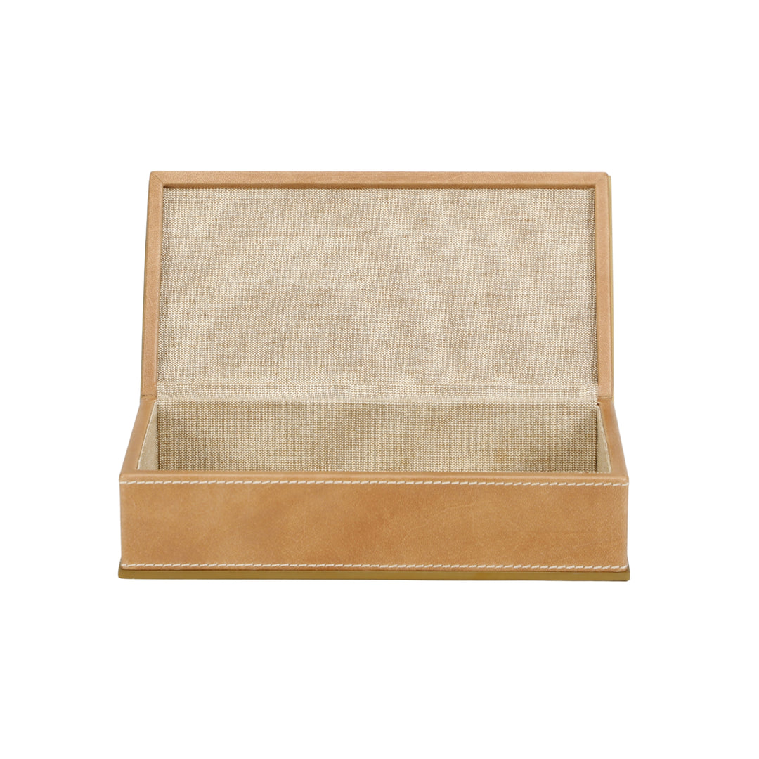 Saddle Leather Box