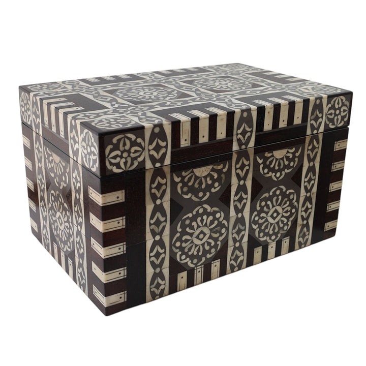 Alice Teak Wood And Bone Box