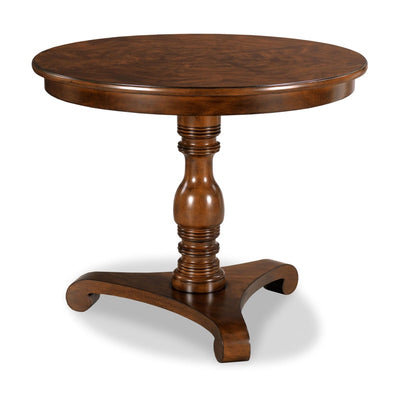 Front image of Ambrose Centre Table with volute shaped feet