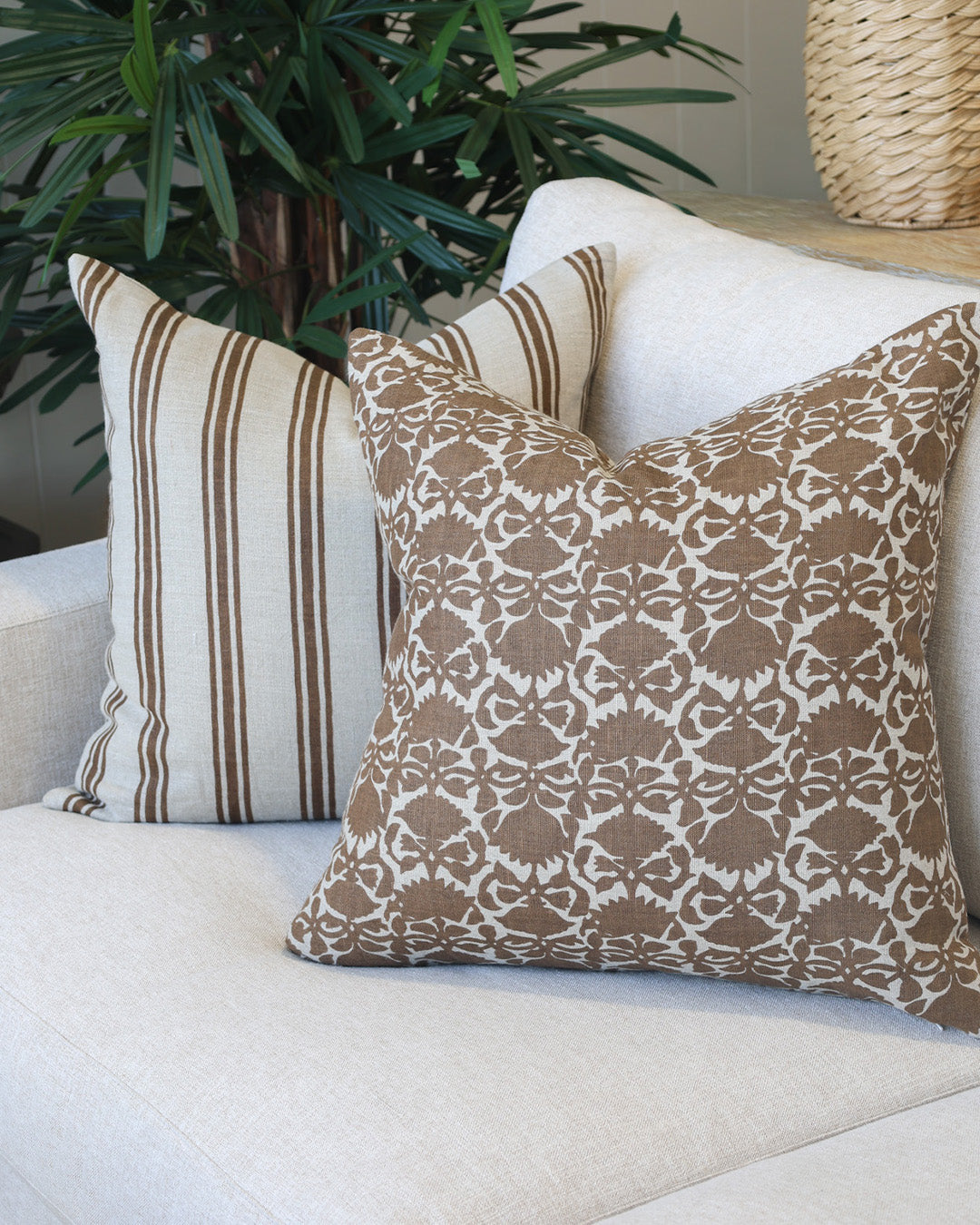 Anna Chocolate Cushion