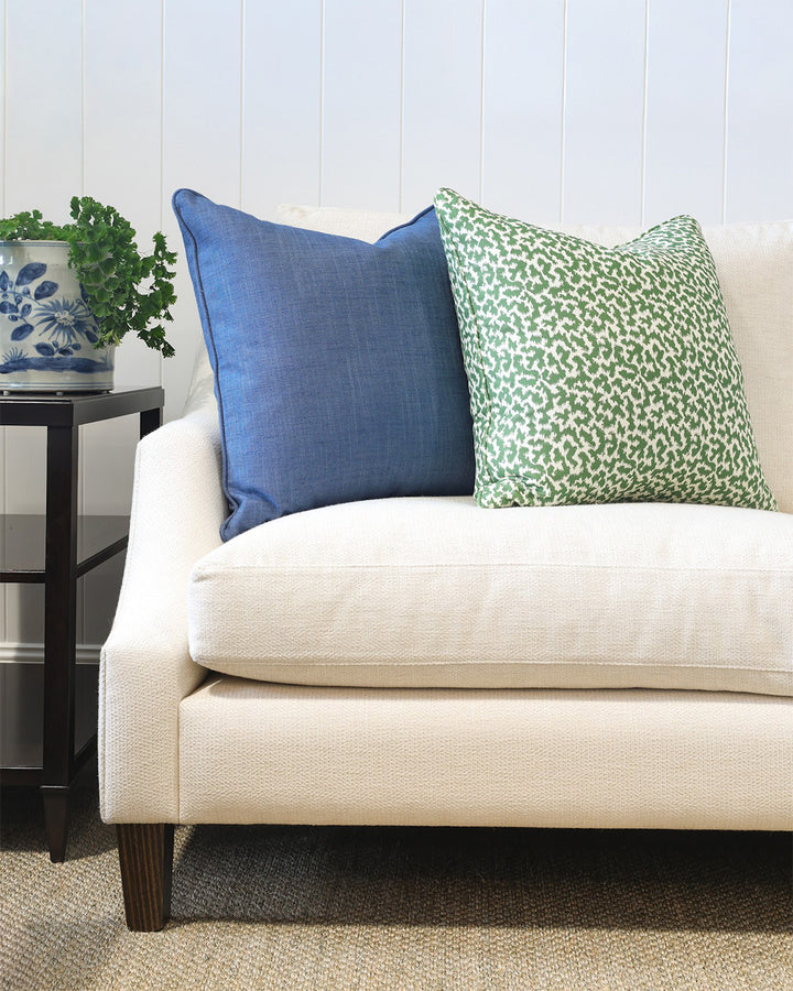 Apple Green Abstract Cushion