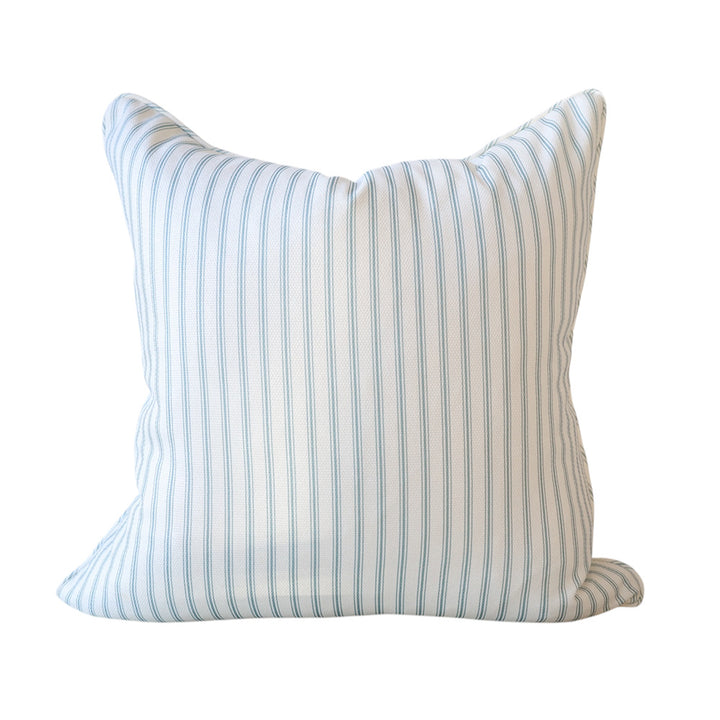 Aqua Augustine Floral Cushion