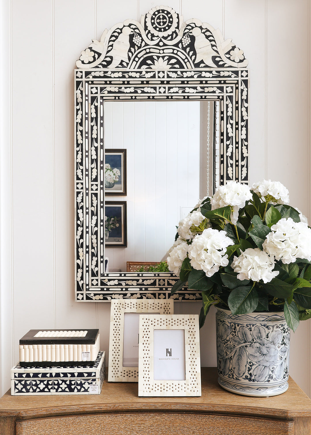 Arabella Bone Inlay Wall Mirror