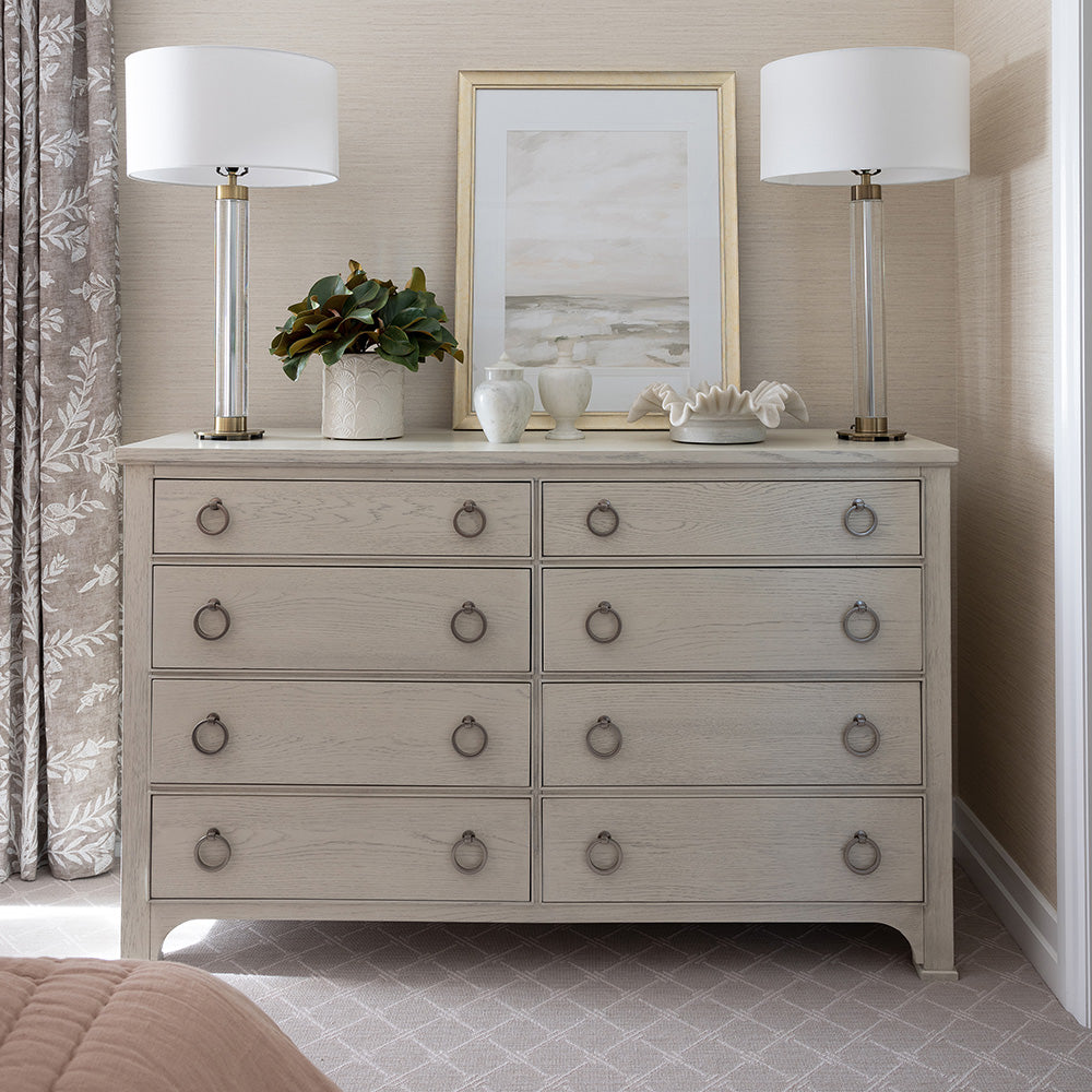 Argent 8 Drawer Dresser