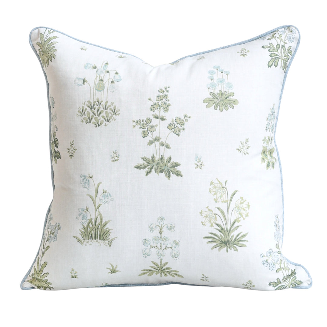 Aurora Pale Flowers Cushion