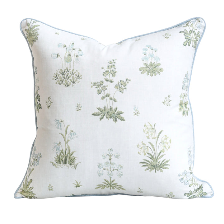 Aurora Pale Flowers Cushion