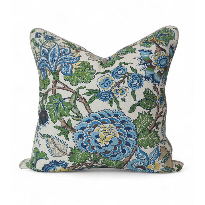 Azure Flower Trail Cushion