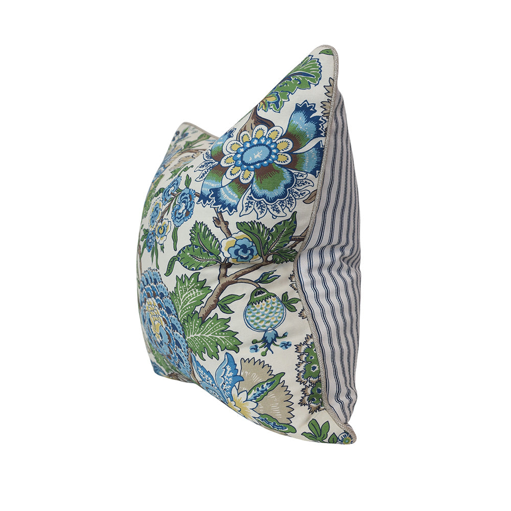 Azure Flower Trail Cushion