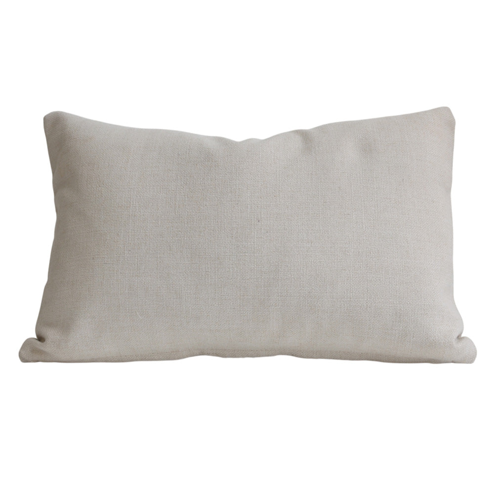 Beige & Chocolate Trim Lumbar